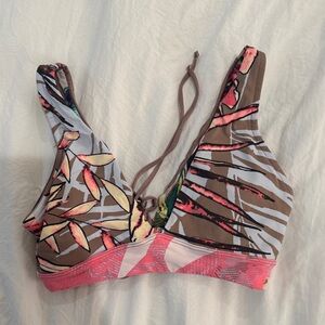 Maaji Multicolor Tropical Print Bralette